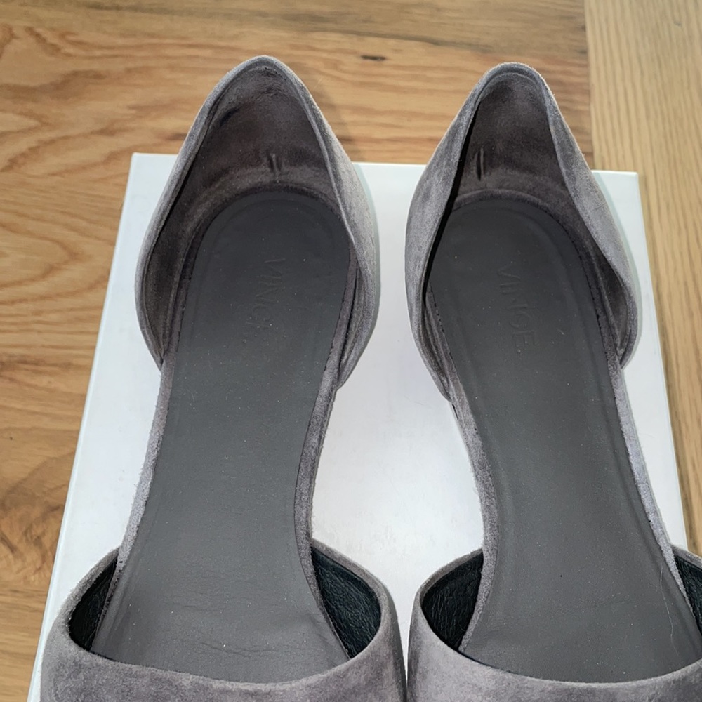 Vince Nina-B Two Piece d’Orsay Skimmer Flat in Ceramic - Picture 4 of 8